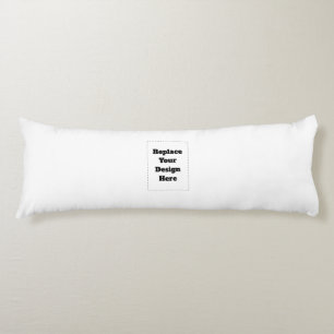 Create Your Own white Body Cushion