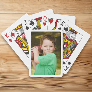 Create Your Own White Border Photo Playing Cards