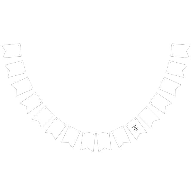 Create Your Own white  Bunting (All)