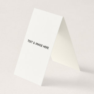 Create Your Own white Business Card