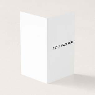 Create Your Own white Business Card
