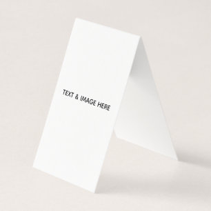 Create Your Own white Business Card