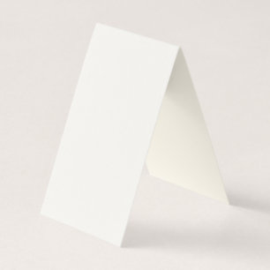 Create Your Own White Business Card