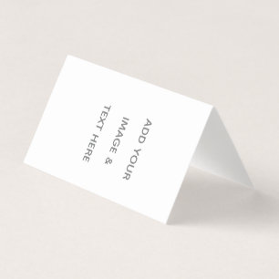 Create Your Own white Business Card