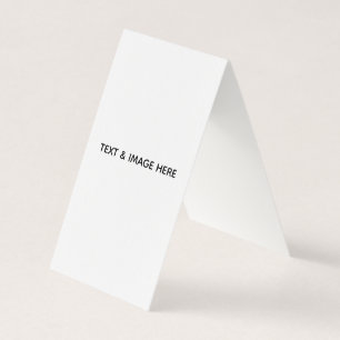 Create Your Own white Business Card