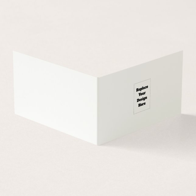 Create Your Own white  Business Card (Outside)
