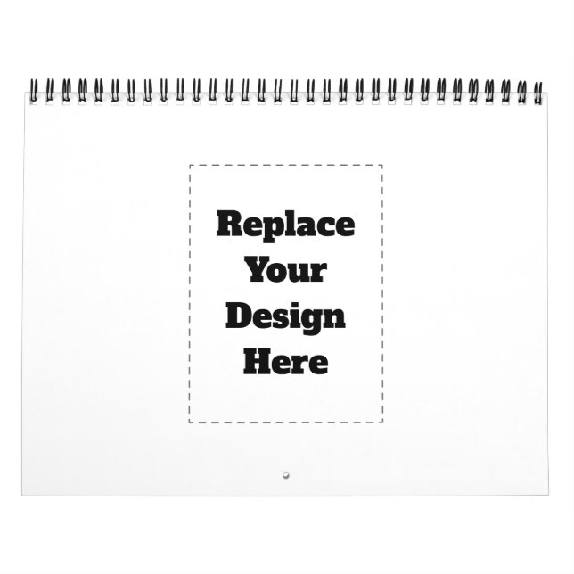 Create Your Own white  Calendar (Cover)