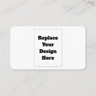 Create Your Own white Calling Card