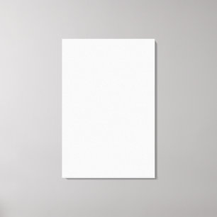 Create Your Own white Canvas Print