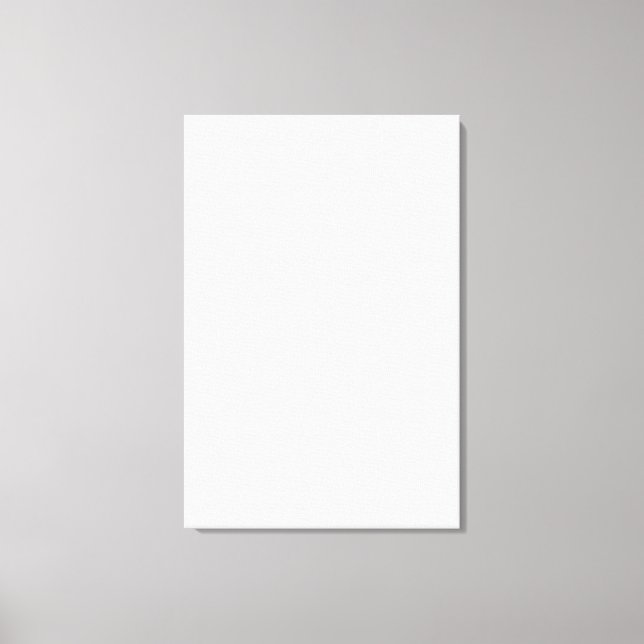 Create Your Own white Canvas Print (Front)