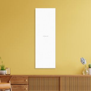 Create Your Own white Canvas Print