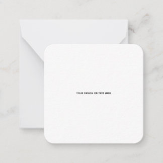 Create Your Own white  Card
