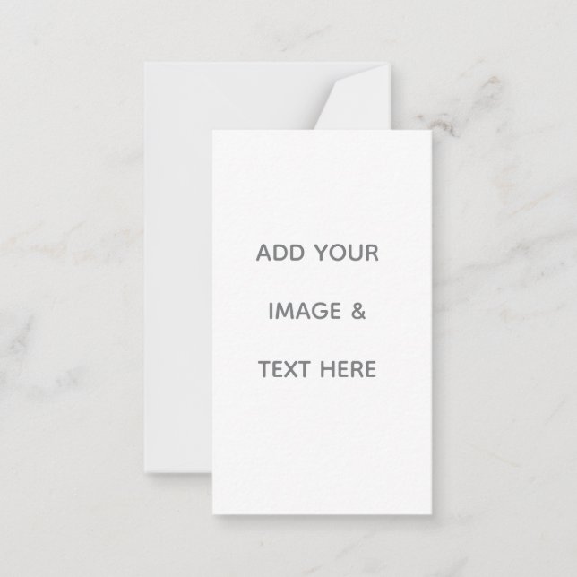 Create Your Own white  Card (Front)