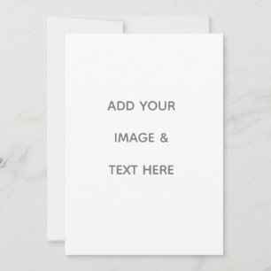 Create Your Own white Card