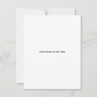 Create Your Own white  Card