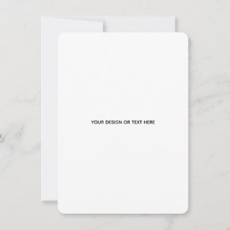 Create Your Own white  Card