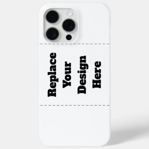 Create Your Own white iPhone 15 Pro Max Case