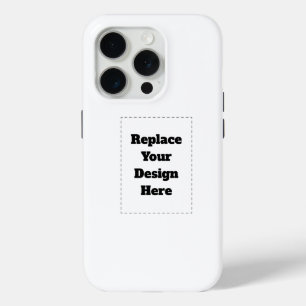 Create Your Own white iPhone 15 Pro Case