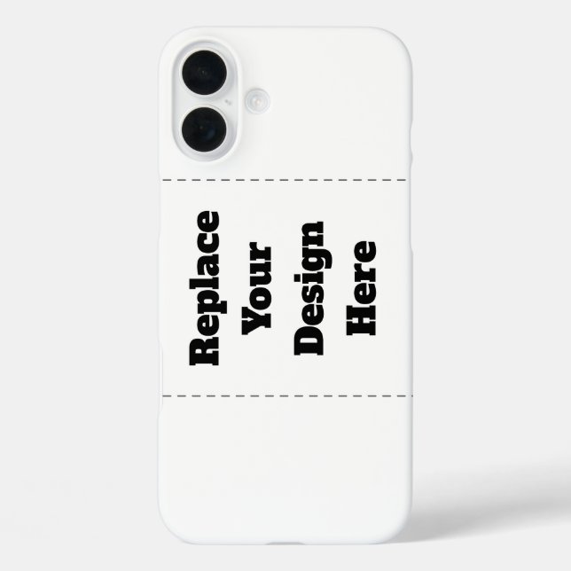 Create Your Own white  Case-Mate iPhone Case (Back)
