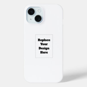 Create Your Own white iPhone 15 Case