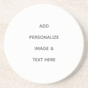 Create Your Own white  Coaster