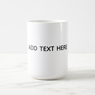 Create Your Own White  Coffee Mug