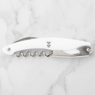 Create Your Own white Corkscrew