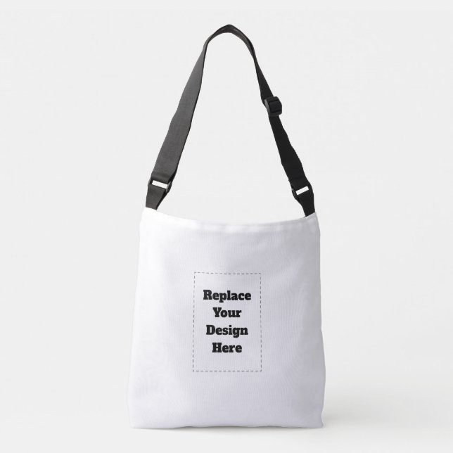 Create Your Own white  Crossbody Bag (Front)