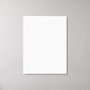 Create Your Own White Custom Canvas Print
