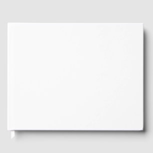 Create Your Own White Custom Guestbook