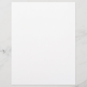 Create Your Own white Custom Letterhead