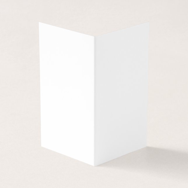 Create Your Own White Custom personalized Business Card (Outside)