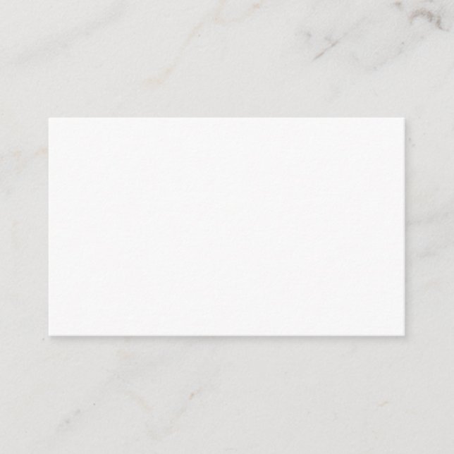 Create Your Own White Custom personalized Business Card (Front)
