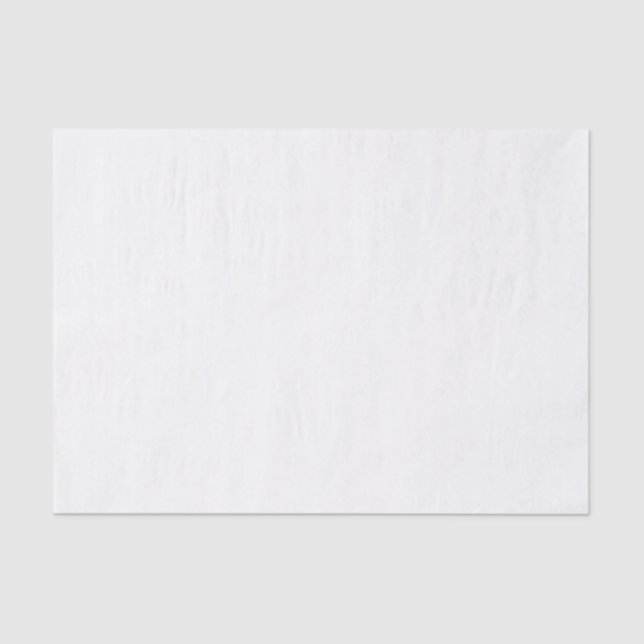 Create Your Own White Custom Tissue Paper (Front)