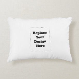 Create Your Own white Decorative Cushion
