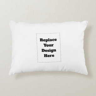 Create Your Own white Decorative Cushion