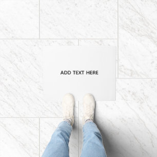 Create Your Own White Doormat