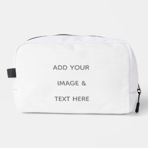 Create Your Own white Dopp Kit
