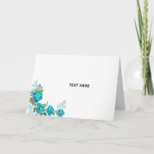 Create Your Own White Elegant Card
