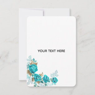 Create Your Own White Elegant RSVP Card