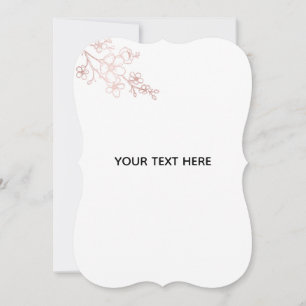 Create Your Own White Elegant Save The Date