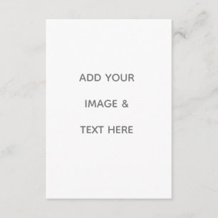 Create Your Own white Enclosure Card