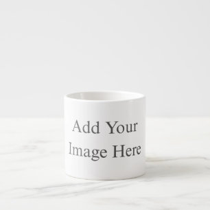 Create Your Own white Espresso Cup