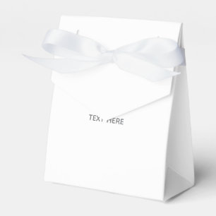 Create Your Own white Favour Box