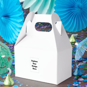 Create Your Own white Favour Box