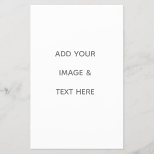 Create Your Own white Flyer