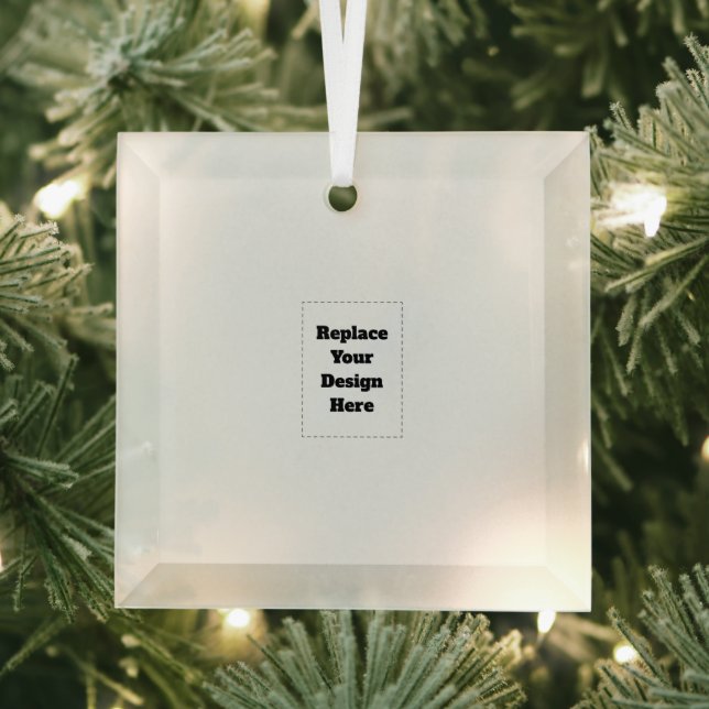 Create Your Own white  Glass Tree Decoration (Insitu)