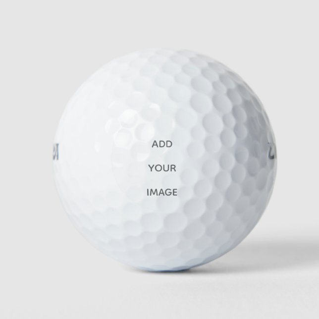 Create Your Own white  Golf Balls (Front)