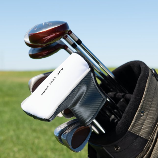 Create Your Own White  Golf Head Cover (In Situ)