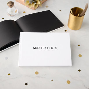 Create Your Own White  Guest Book